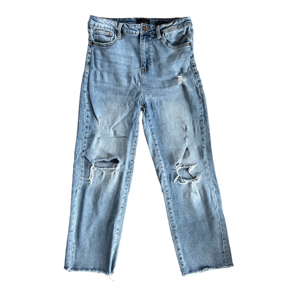 Kendall & Kylie Hi Rise Straight Jeans